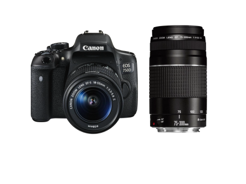 Canon EOS 750D + 18-55 DC III + 75-300 DC III